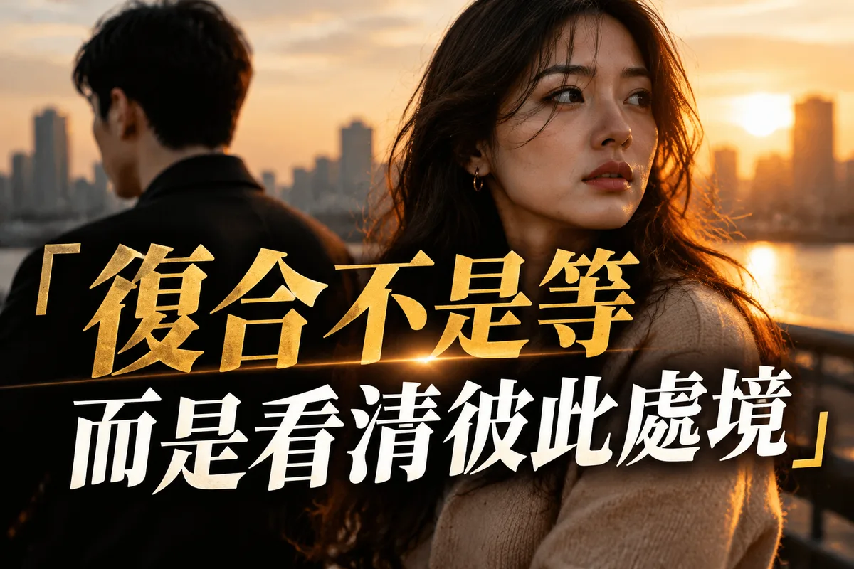 分手後還有機會復合嗎？2026 年想復合的人先分清 2 種處境，第 2 種最常白等一年