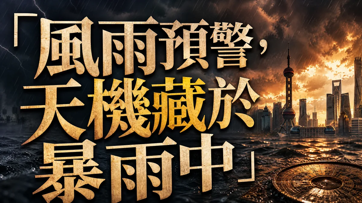 上海暴雨颱風命理預兆：2026 流年這 3 個月份要小心，第 2 個最易有天災警報