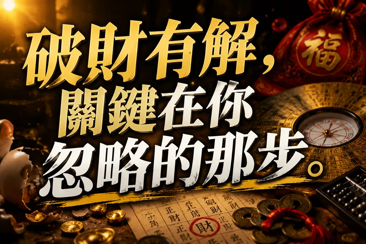 2026 犯太歲一直破財怎麼化解？3 個關鍵檢查點，第 2 個最多人忽略