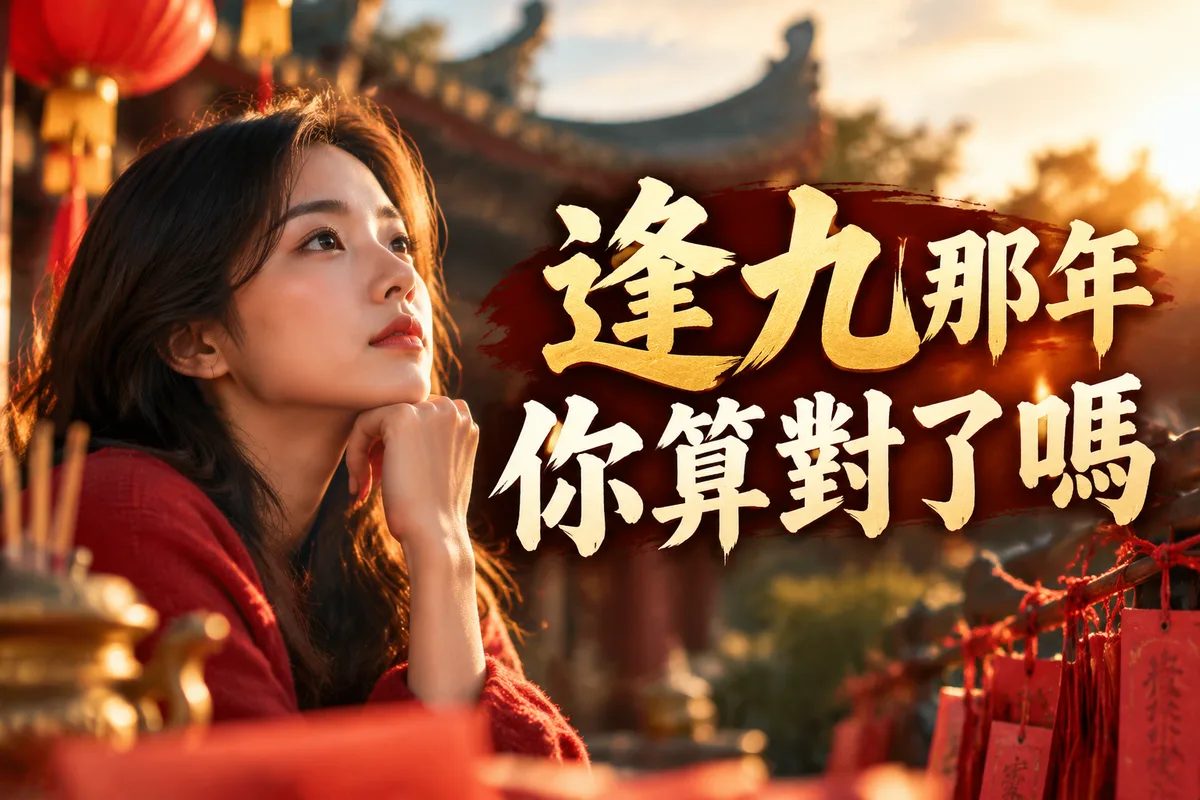 逢九是算虛歲還是實歲？2026 逢九年齡對照表＋3 個常見誤區，第 2 個最多人搞錯