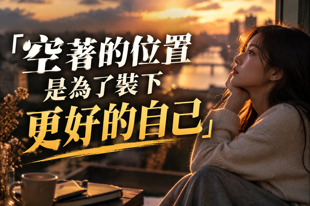 分手後感到空虛是正常的嗎？2026 流年感情空窗期：3 個階段節奏，最多人卡在第 2 階段