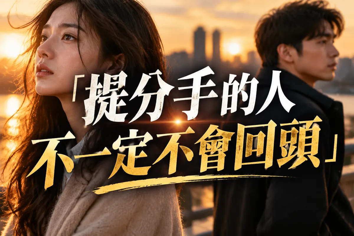 提分手的人會想復合嗎？2026 流年感情運：3 種最容易回頭的命格，第 2 種最常被誤會