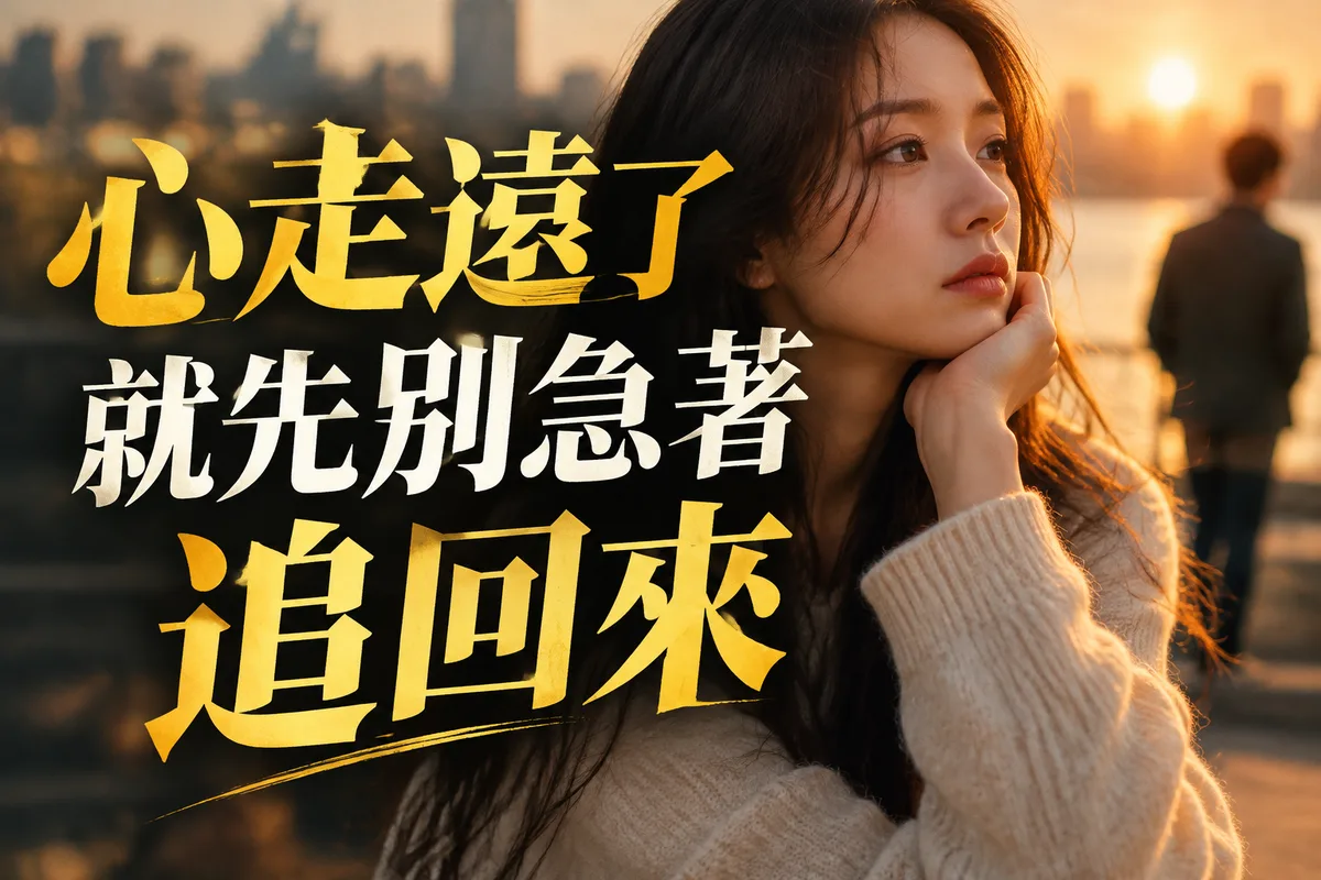 女人精神出軌怎麼辦？2026 流年感情考驗：3 階段修復步驟，第 2 步最多人做錯