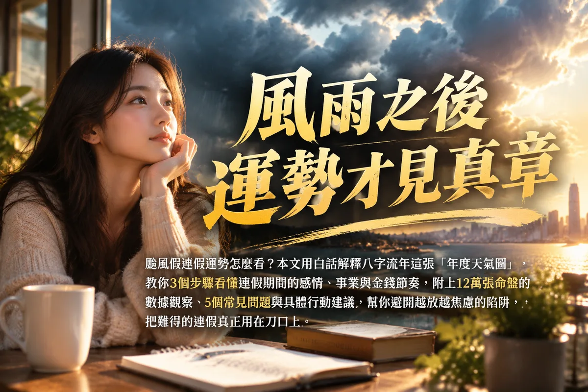 颱風假連假運勢怎麼看？2026流年3個觀察重點，第2個最多人漏看