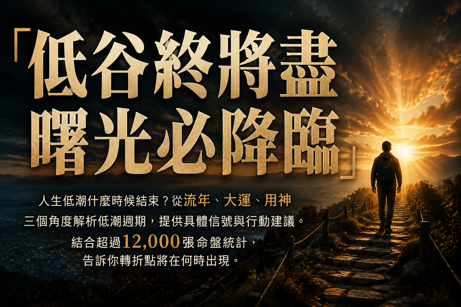人生低潮什麼時候結束？2026流年大運揭示轉折點，3個信號幫你提前準備