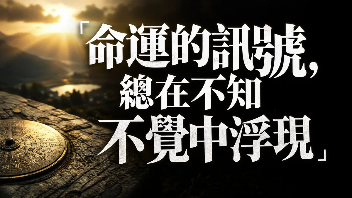 老高小茉新片黑底白字命理徵兆：2026流年出現這3個訊號，很多人不知不覺中招