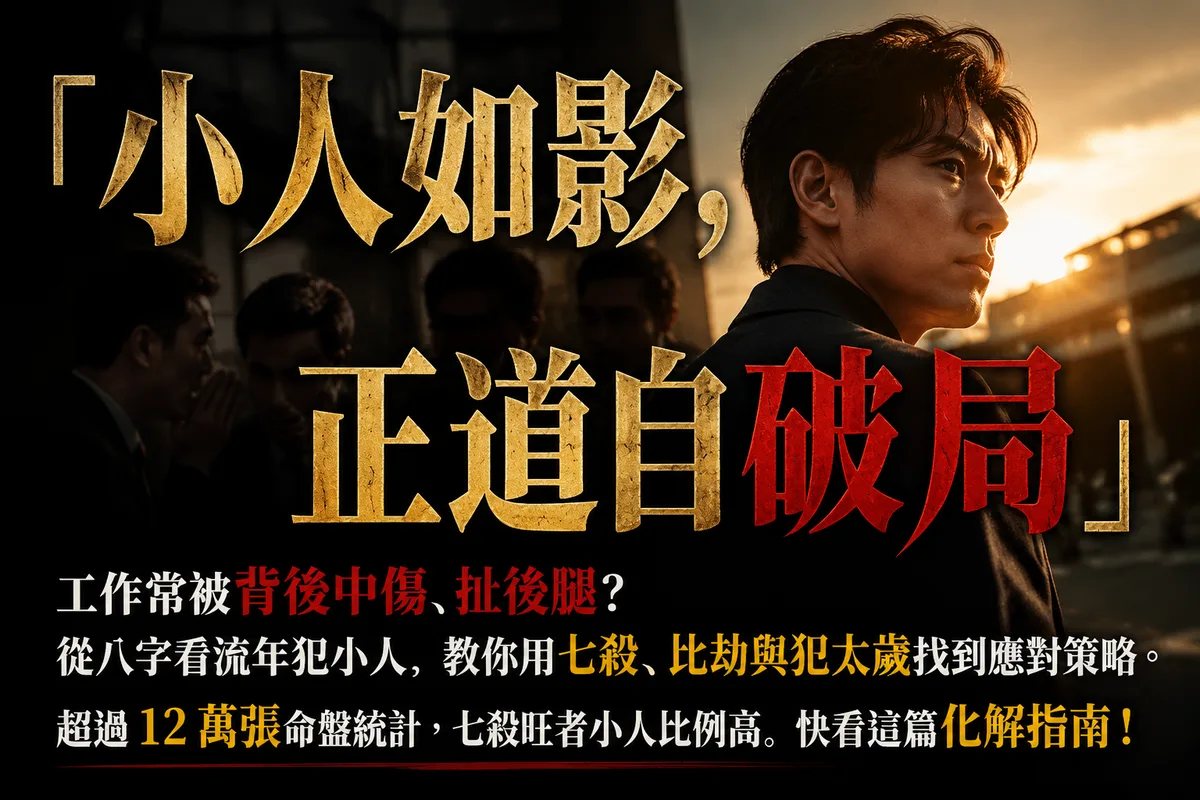 職場一直遇小人怎麼辦？2026 流年犯小人的 3 個警訊與化解指南