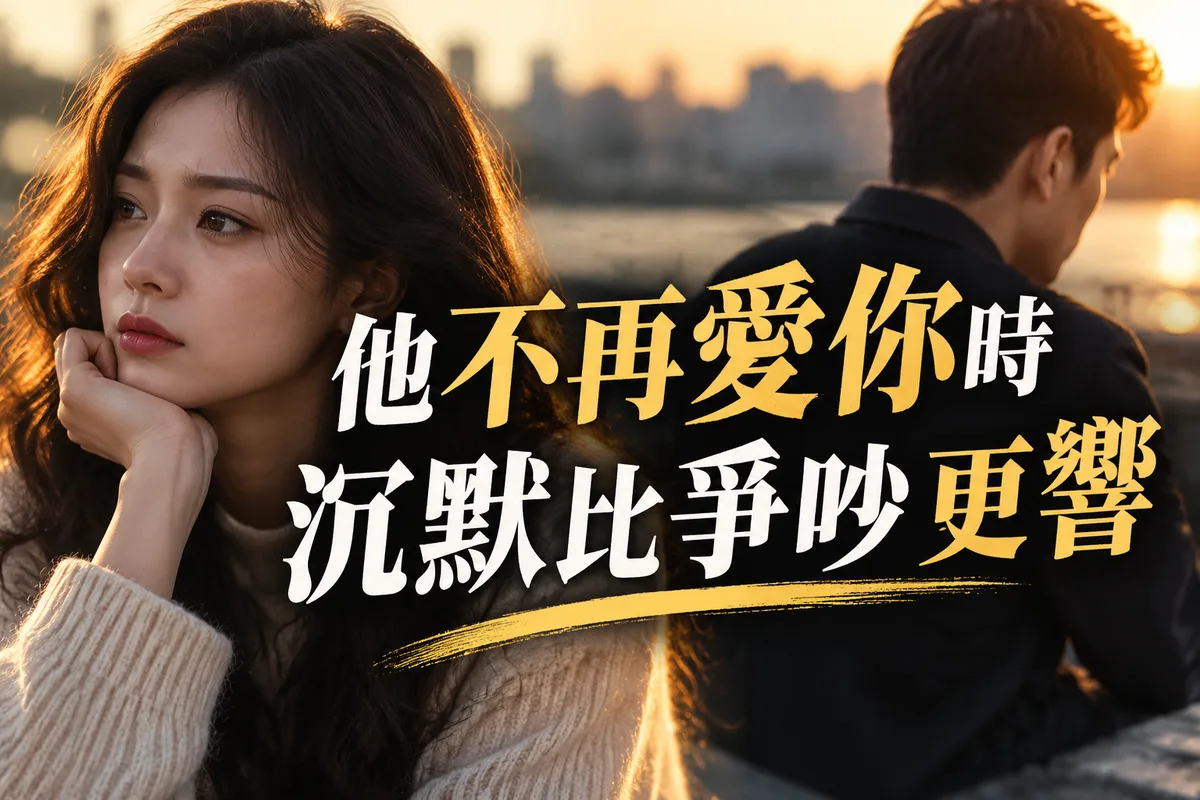 當另一半做這件事代表他不愛你了？2026 流年感情警訊：5 個徵兆，第 3 個很多人中招