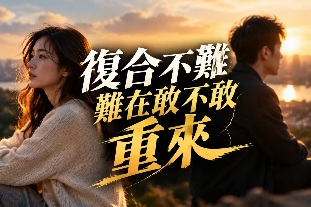分手後還有機會復合嗎？2026 流年復合前必過 5 道關卡，第 3 關最多人卡住