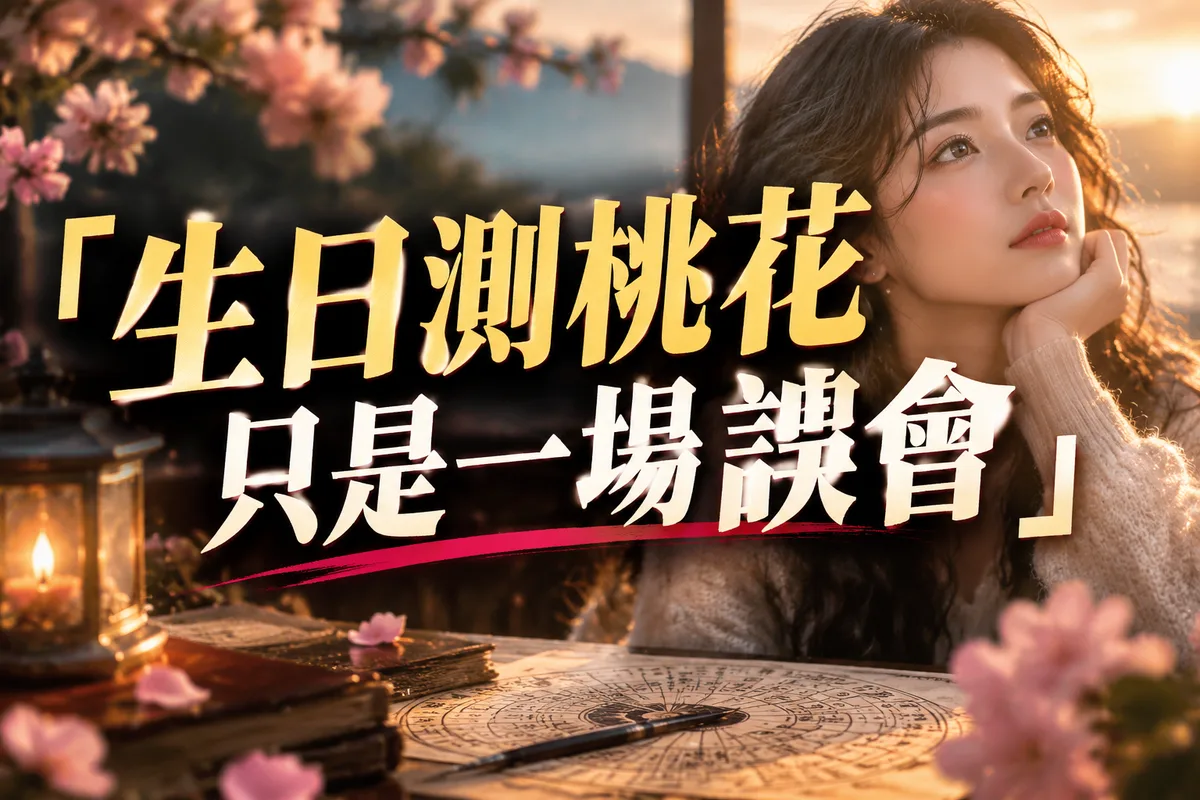 生日測桃花準唔準？2026 流年 5 個常見誤解，第 3 個最多人反覆中招
