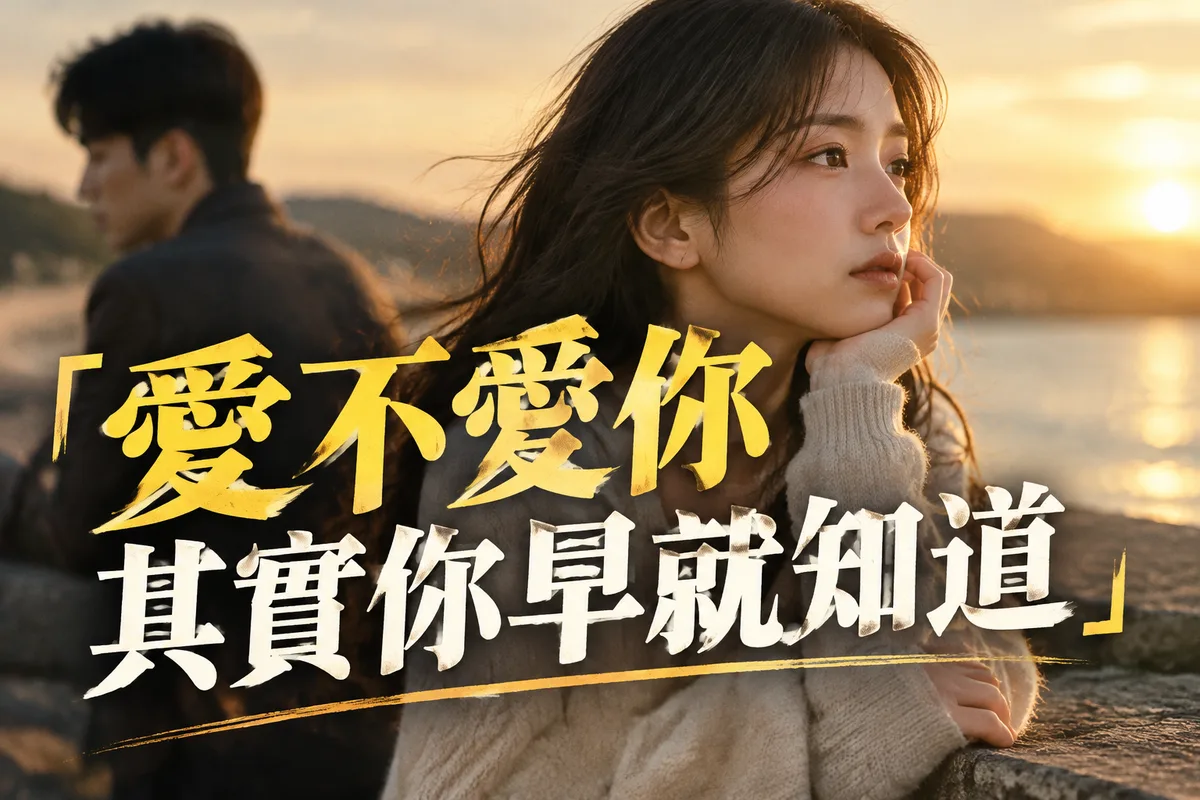 怎麼判斷一個人愛不愛你？2026 流年反向自查 5 題，第 4 題最多人不敢答