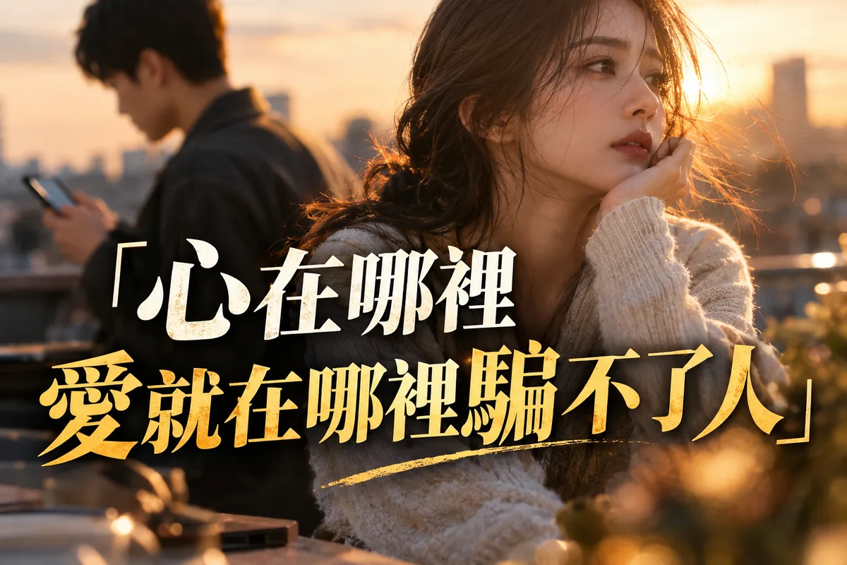 怎樣算精神出軌？2026 流年「情感資源流向」5 條對照，第 4 條最常被自己合理化