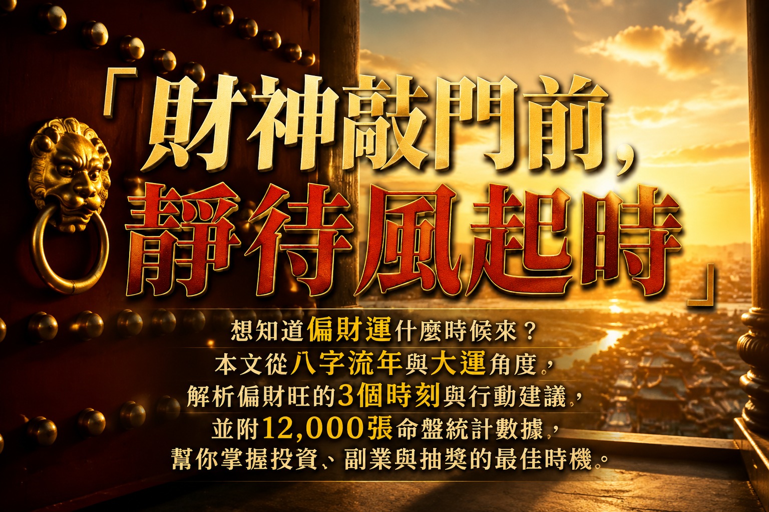 偏財運什麼時候來？3 個流年訊號最旺，第 2 個很多人忽略了