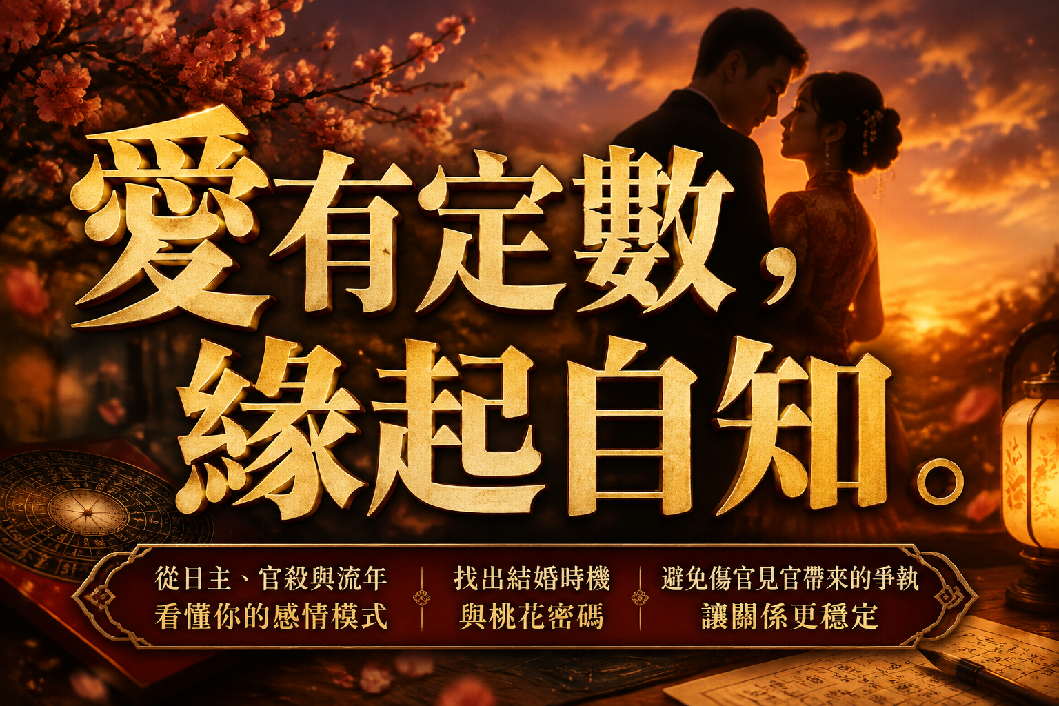 八字看感情婚姻完整指南：3個感情卡關的關鍵點，尤其第2個最容易被忽略