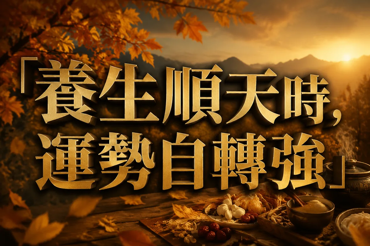 秋天健康養生運勢：流年 3 個養生關鍵，第 2 個很多人忽略
