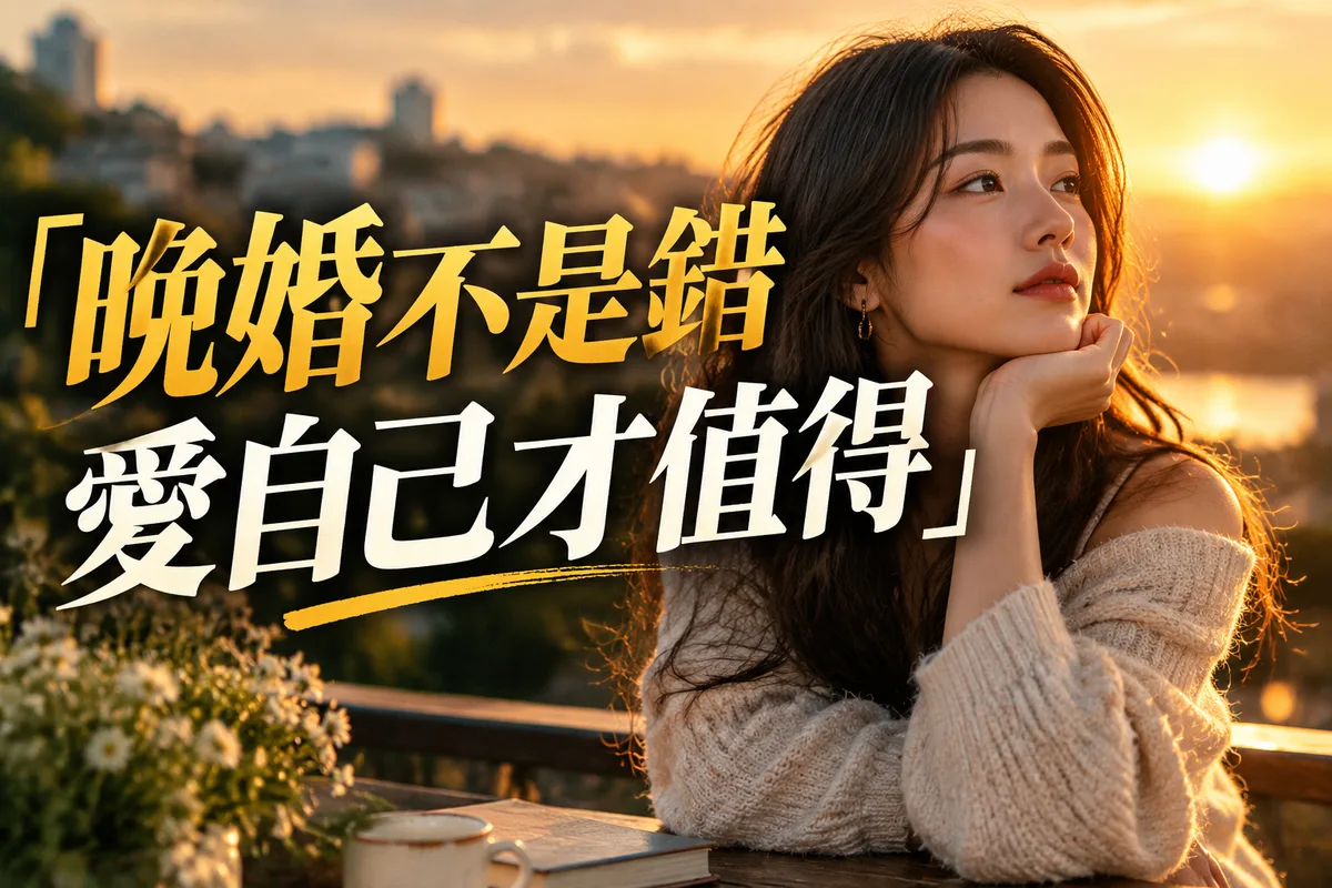 晚婚是幾歲？先別急著相親！這 3 種人晚婚反而更幸福，第 2 種最常見