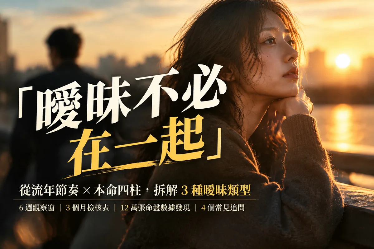 曖昧一定要在一起嗎？分清 3 種曖昧類型，第 2 種最容易讓你白等一整年