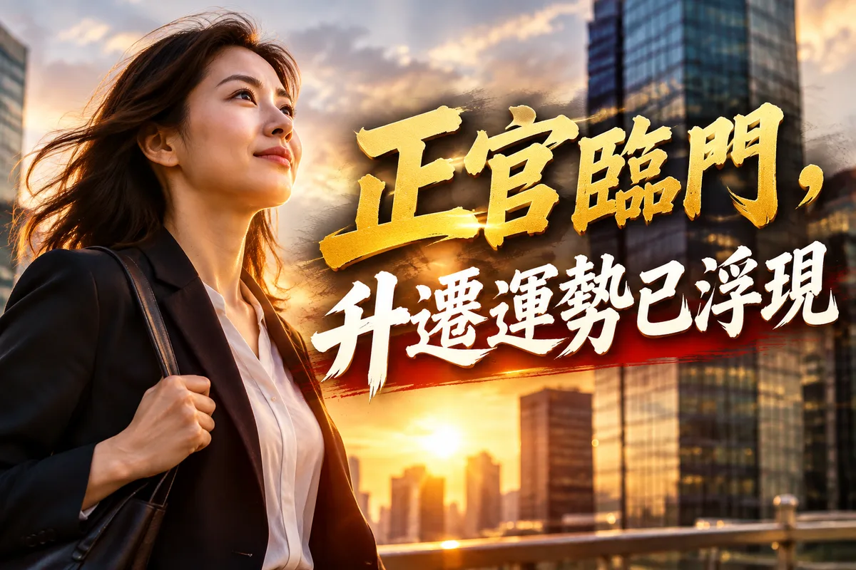 今年有升職機會嗎？搞懂正官訊號與大運流年，3個關鍵預兆幫你把握升遷運