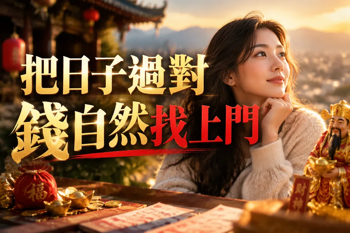 怎麼讓自己有偏財運？不是求來的！先校正這 3 個生活設定，機會財才會靠近