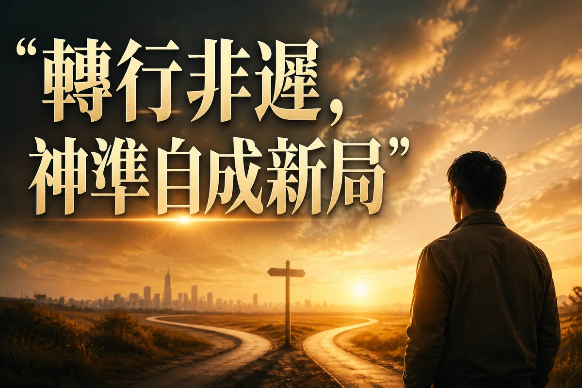35歲轉行會太晚嗎？用神對準就不怕：傷官型的人，35歲轉行反而開啟第二人生