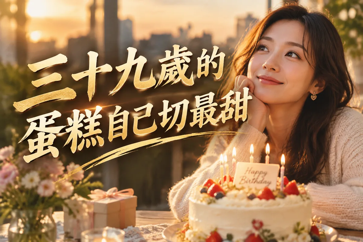 39歲生日可以吃蛋糕嗎？2026逢九流年3個安心慶生做法，第2個最多人搞錯