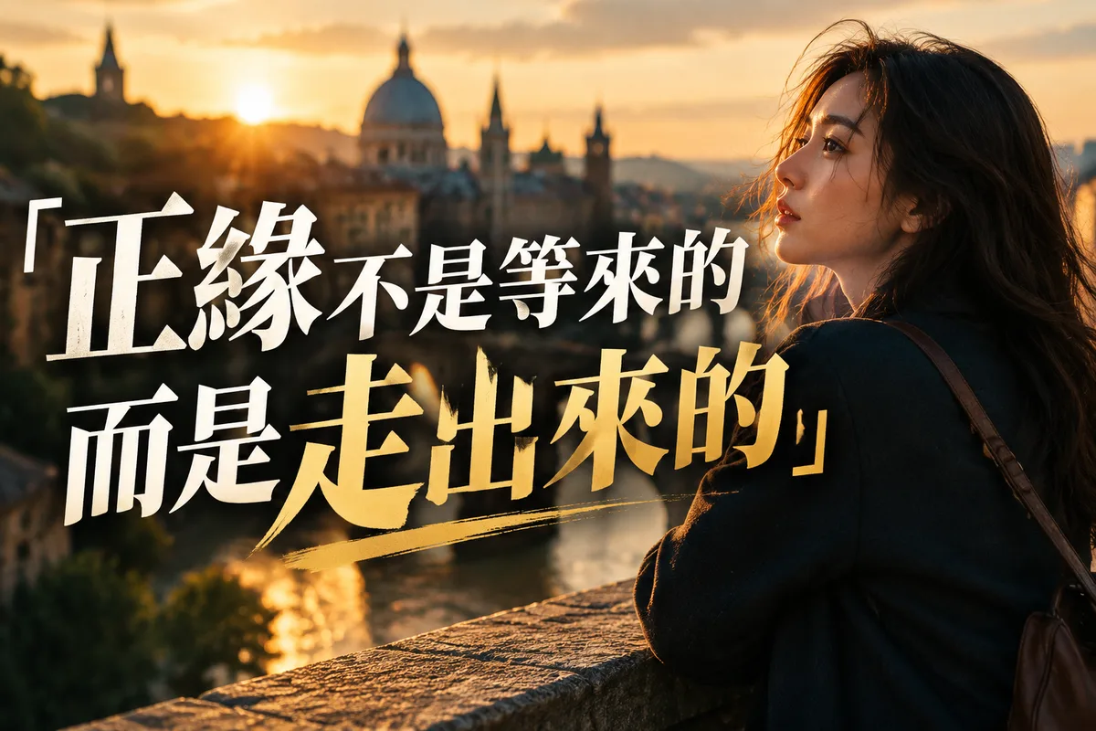 一定會跟正緣在一起嗎？別再空等：4 個現實檢核＋3 種流年訊號，30 歲後最該懂