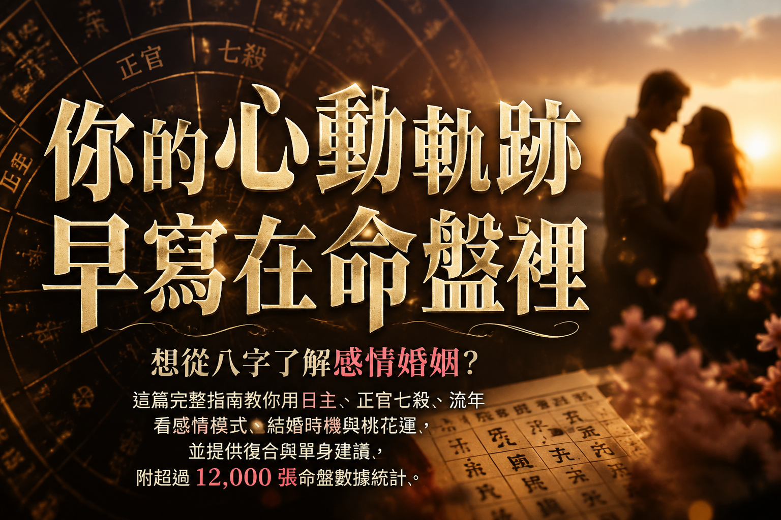 八字看感情婚姻完整指南：4 個步驟找出你的感情模式、結婚時機與桃花運