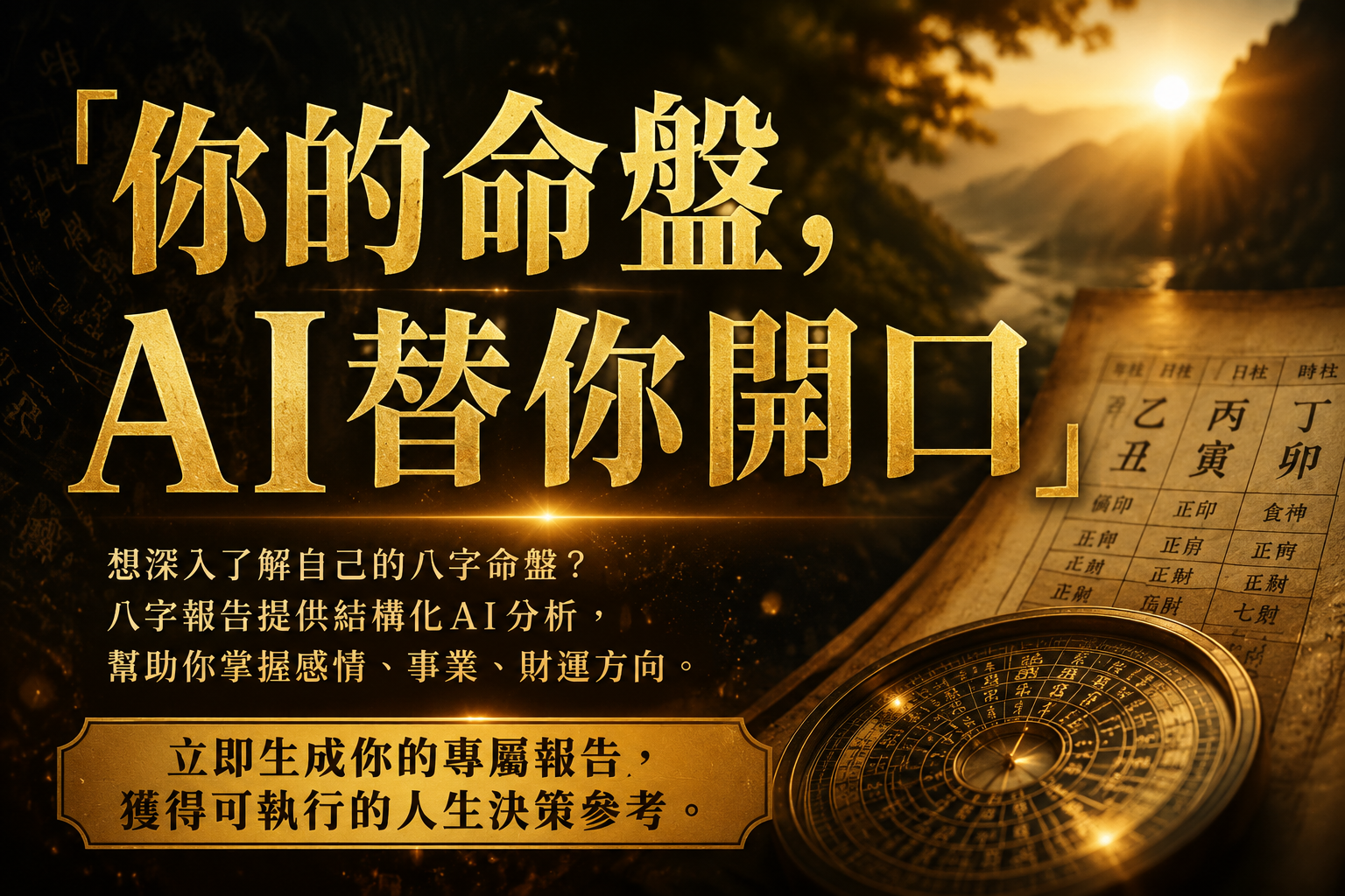 AskSifu 八字報告：用AI解讀你的命盤密碼