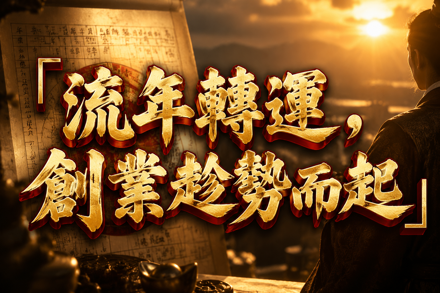八字創業指南：流年如何影響你的創業時機與財運