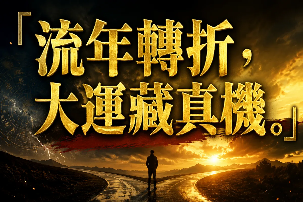 犯太歲與流年轉折完整解析：真正的好轉時機，藏在大運與流年的互動裡